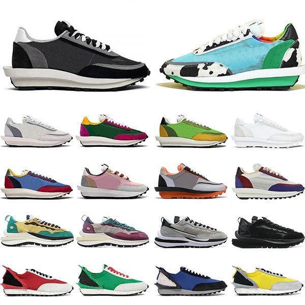 

chunky dunky waffle ldv daybreak men women running shoes triple black white nylon pure platinum trainers sports sneakers online sale