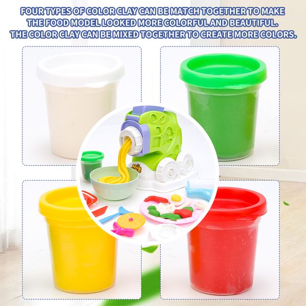 

kid toys play house kitchen supplies color mud noodle machine sell children educational toys gift of the child