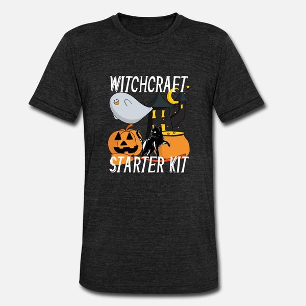 

witchcraft starter kit cat witch funny design for t shirt men printed tee shirt o-neck gents gift building spring autumn slim shirt