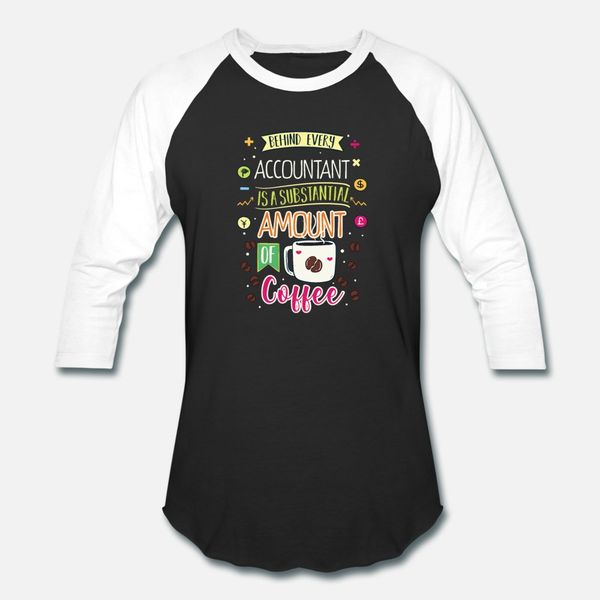 

accountant and coffee t shirt men designer tee shirt o-neck unique crazy new fashion spring pattern shirt