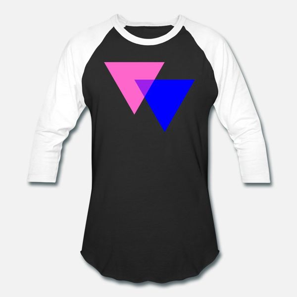 

bisexual triangle t shirt men create 100% cotton s-xxxl clothing gift breathable summer style letter shirt