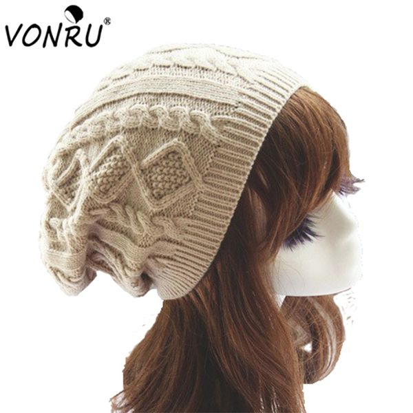 

beanie/skull caps womens fall fashion hats twist pattern beanies winter gorros for female knitted warm skullies touca chapeu feminino 1mz050, Blue;gray