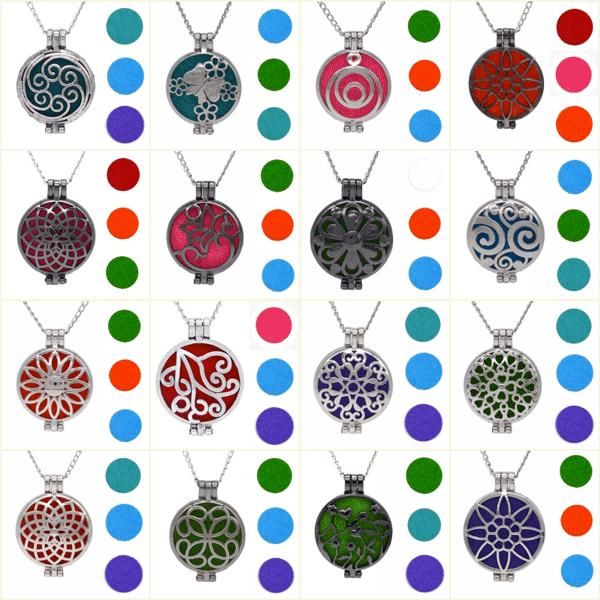 

styles women aromatherapy diffuser jewelry chain christmas essential 316l oil sweater aroma locket gift pendant b378q steel 16 stainless tor