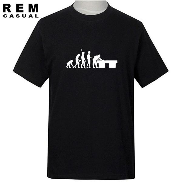 

2016 summer brand evolution billiards t-shirt cotton men short sleeve boy casual homme tshirt tees fashion fitness