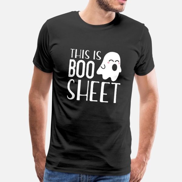 

halloween this is boo sheet t shirt men sunlight short sleeve size s-3xl original sunlight new fashion spring leisure shirt