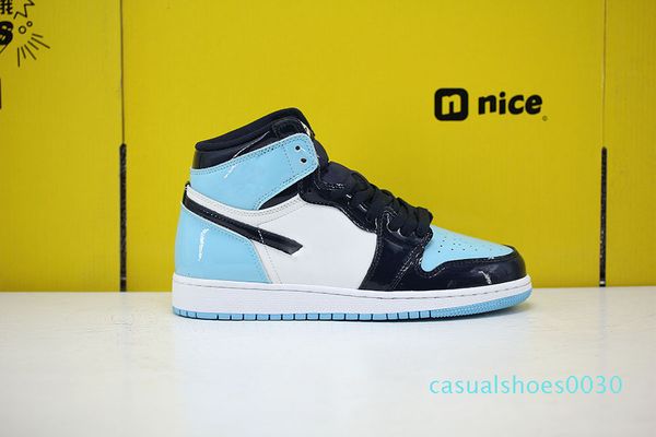 

мужской баскетбольной обувь грязного порошка 1s высокого og obsidian unc в чикаго pine turbo green bloodline 1 jumpman мужчин женщин спортив, Black