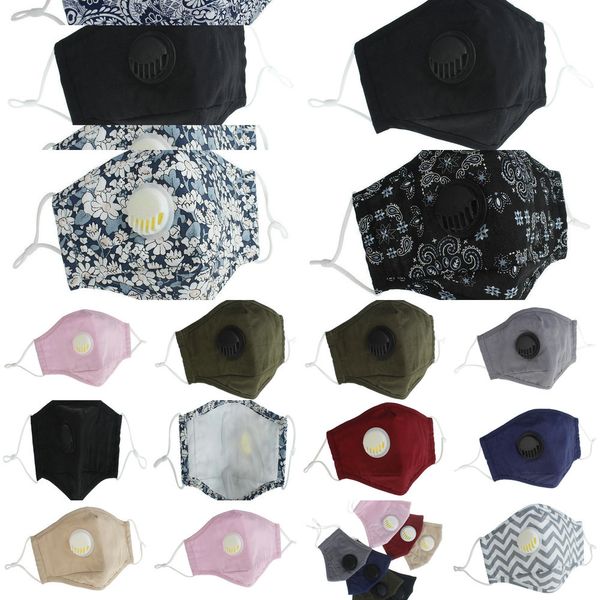 

washable face new pm2.5 reusable anti-dust 2020 mask masks valve protective cotton face ma m1c8 fsmt1