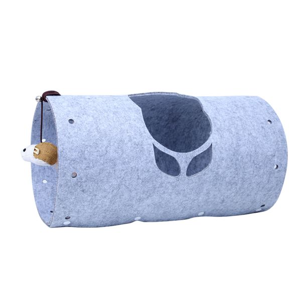 

diy stitching funny folding mat cat tunnel toy tube hanging mouse home spliced