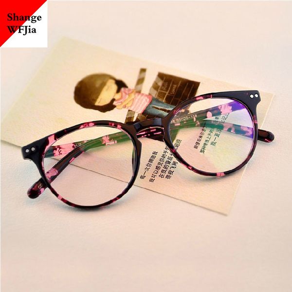 

2020 fashion women glasses frame men black eyeglasses frame vintage round clear lens glasses optical spectacle
