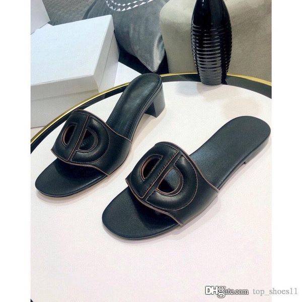 

high summer slides d club mules beach indoor flat shoes fashion women black camel blue denim white calfskin slippers casual sandals