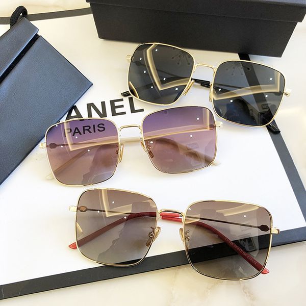 

feishini 2020 sun glasses ladies metal frames glasses clear lens vision square frame women vintage rose, Black