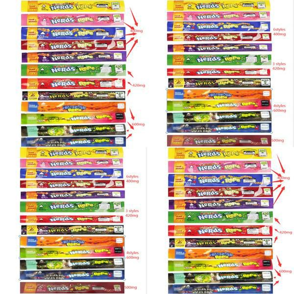 

nerds food nerds 14 medicated mix foil rope bas types gummy bag sealing edge new empty rope three nerdsrope bags package candy packaging zkf