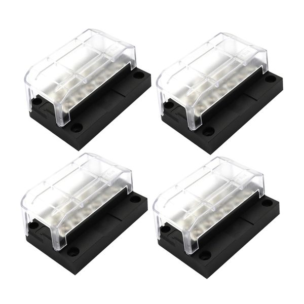 

4шт 12 в 1 junction блок питания post set box negative bus bar для лодок