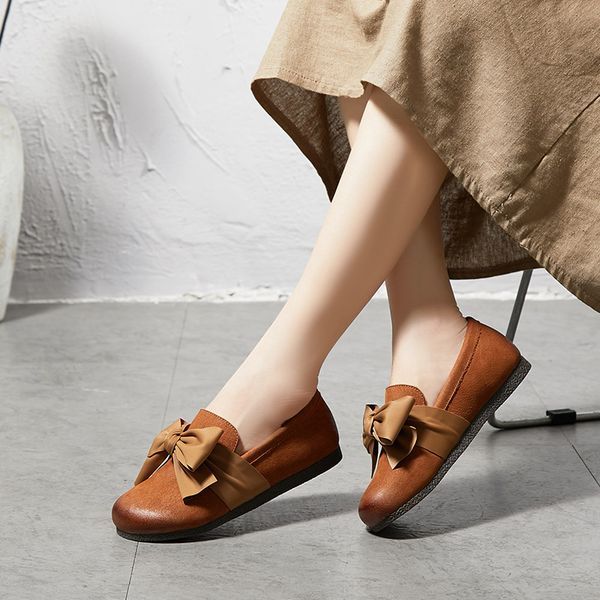 

flat shoes women slip on shoes for women genuine leather loafers flats ladies mocassin plus size 44 sapato feminino, Black