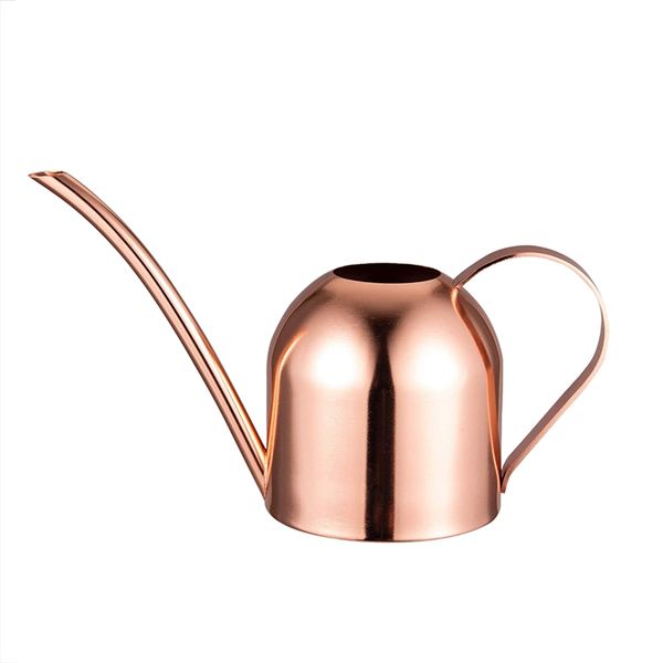 

watering equipments promotion 33oz/1000ml small stainless steel can indoor outdoor metal pot with long spout for house plants and