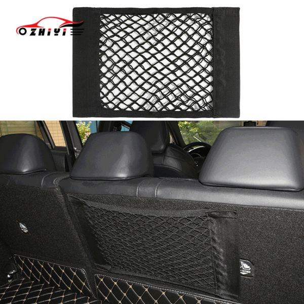

car organizer storage and sorting net bag, luggage organizer, double-layer elastic