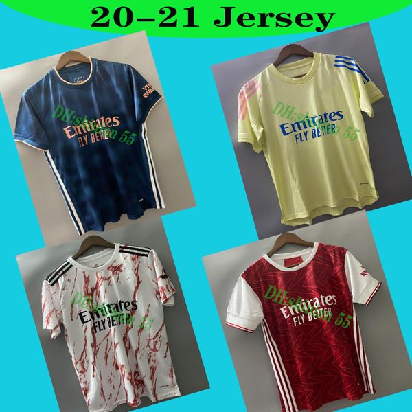 

20/21 gunners home soccer jersey 2020 arsen pepe nicolas ceballos henry guendouzi sokratis maitland-niles tierney football shirt uniforms, Black;yellow