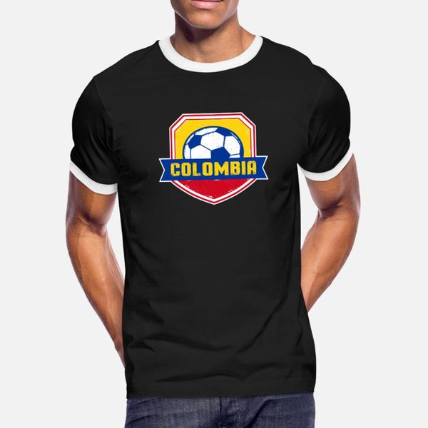 

colombia no 1 soccer team football gift t shirt men customized tee shirt size s-3xl pattern crazy funny spring kawaii shirt