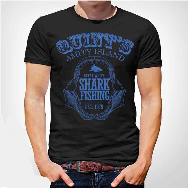 

brand new 2019 summer mens short shark face t shirt christmas birthday gift fisher xmas dark gray cute t shirts
