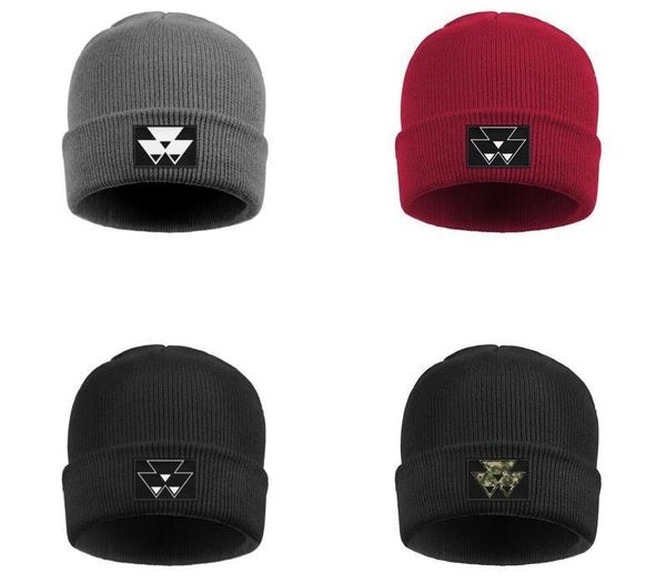 

Fashion Massey Ferguson Farm Tractor Camouflage Fine Knit Beanie Hats Stylish Flash Gold Plaid Printing Gay Pride Rainbow Pink Breast