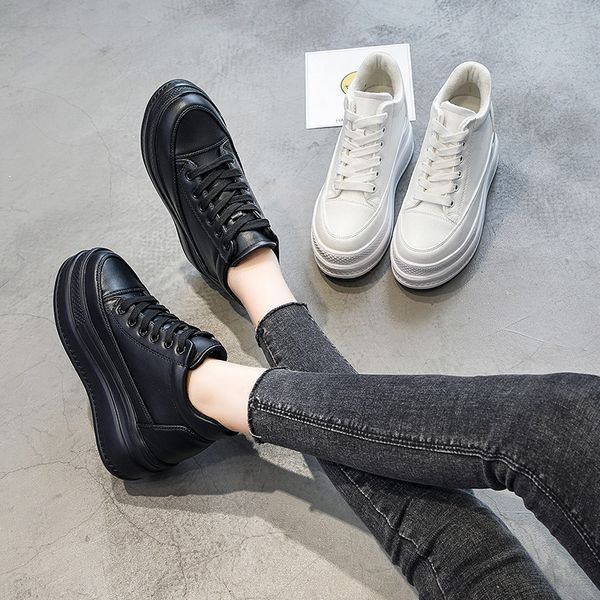 

new 8 cm high-rise shoes in the spring and autumn of 2020, Black