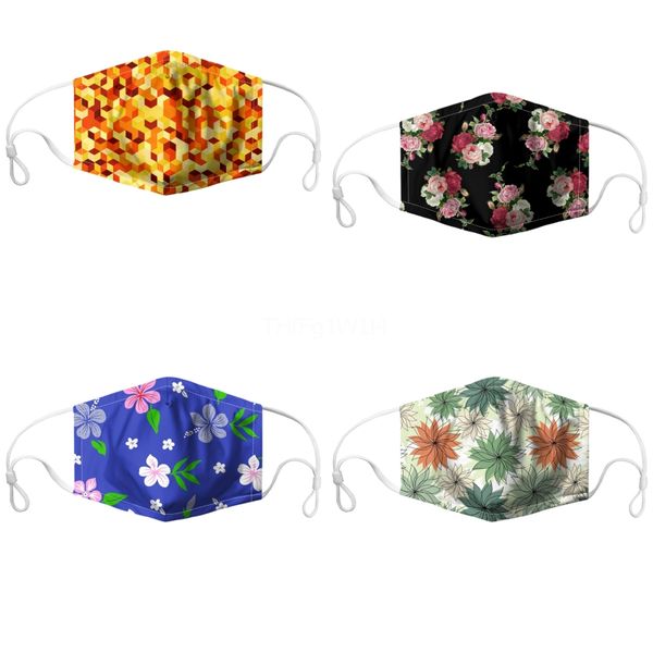 

dust face mask designer printed men women prective masks#223, Black