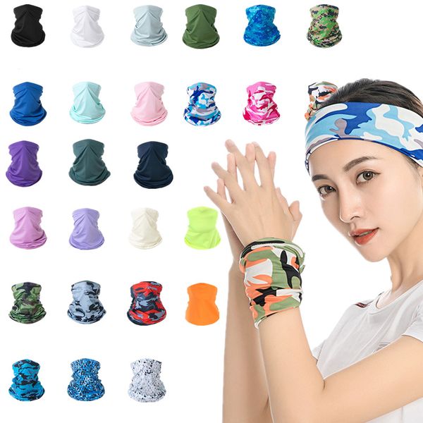 

designer masks summer sunblock headscarf stitched magic headscarf sport outdoor multi-functional riding mask fishing neck scarf mask new
