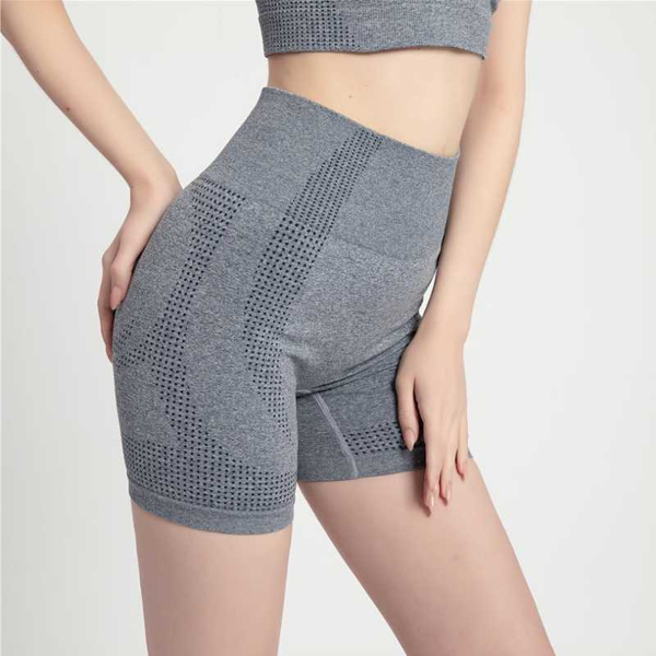 

yoga outfits h557 seamless tight shorts women high waist leggings for sports workout running fitness gym female, White;red