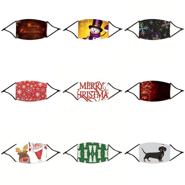 

shipping reusable washable cotton face christmas mask er solid color anti-dust face christmas masks linen christmas mask for x214fz#76233, Black