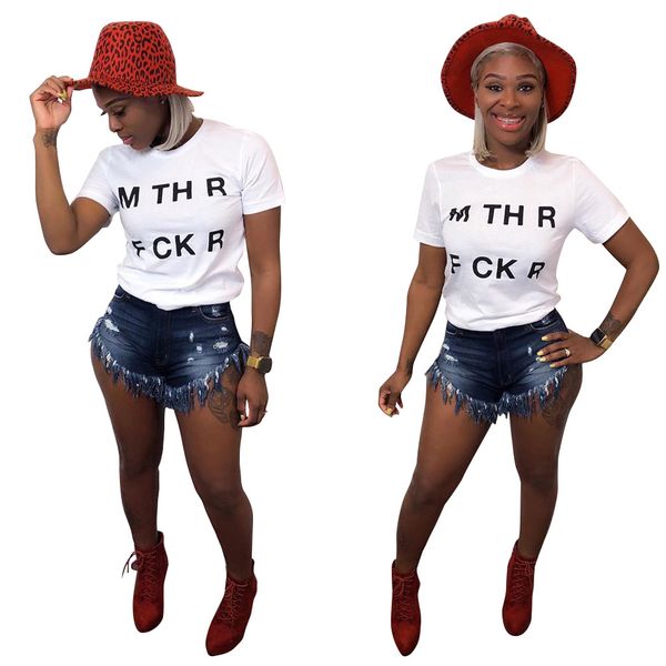

mf t shirt women white short sleeve tees summer casual basic letter printed tshirts s-xxl slogan t shirt