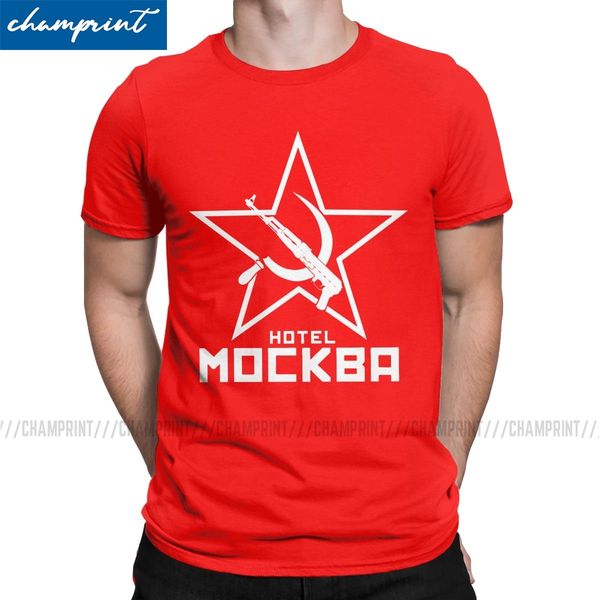 

men black lagoon l moscow t shirt ak47 gun russian rifle weapons 100% cotton clothes amazing round neck tees party t-shirts