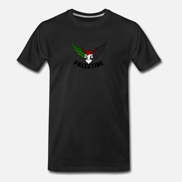 

palestine palestinian flag gaza t shirt men print tee shirt round neck trend famous comfortable summer style cool shirt