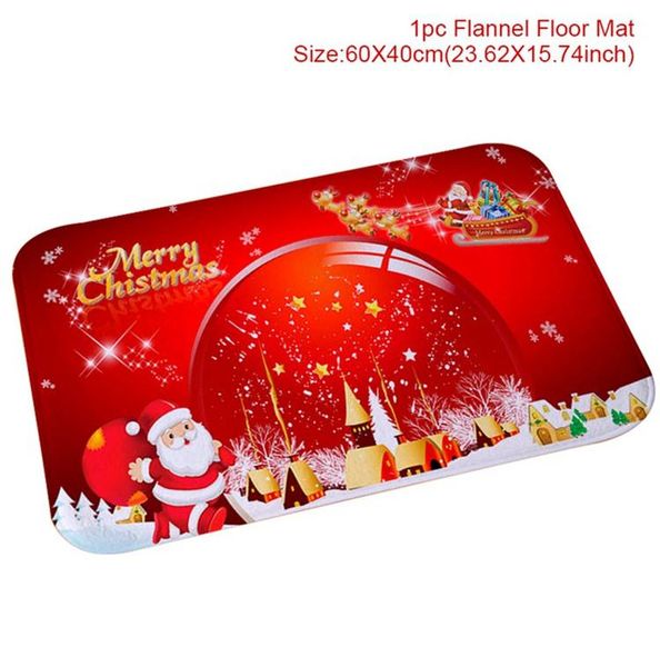 

santa navidad doormat 2019 natal christmas year 2020 carpet for new home christmas claus patimate happy merry gift decorations yxltmj