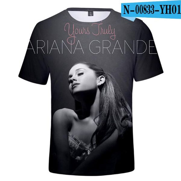 

ariana grande men cotton camisetas mujer 3d print shirts hentai plus size oversized men clothing