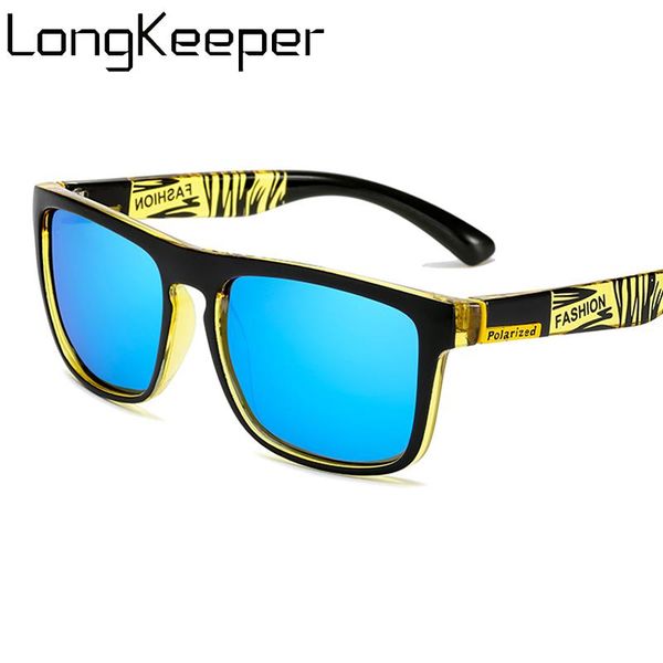 

classic polarized sunglasses men women brand design driving square sun glasses male goggle mirror shades uv400 gafas de sol, White;black