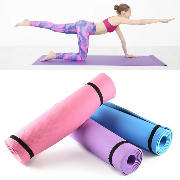 

new 6mm thick eva foam yoga mat non slip yoga pilates home gym exercise fitness mat 68x24 inch for exercise and pilates