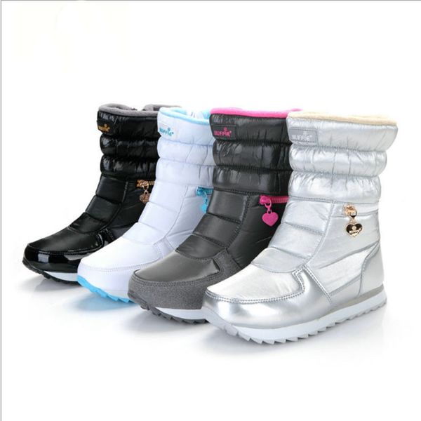 

women's boots women's snow boots 's motorcycle waterproof anti slip medium, Black