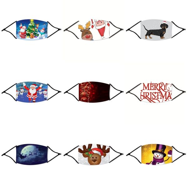 

cute anime cartoon mouth muffle black face christmas mask style er cycling anti dust cotton facial protective er christmas masks#33133