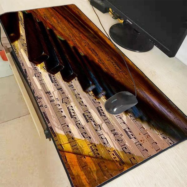 

mairuige retro piano key large gaming mouse pad gamer locking edge keyboard computer mice mat rug gaming mousepad for csgo dota2