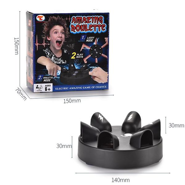 

funny test trick adjustable micro electric shock lie detector shocking liar truth party game consoles gifts toy 04