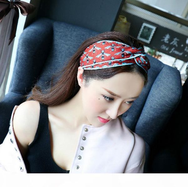 

2018 designer elastic headband for women fashion hairband for women girl retro turban headwraps ing, Silver