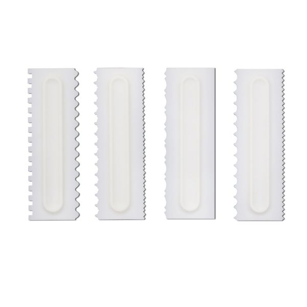 

4pcs/set molds cream scraper cake spatula pastry decorating kitchen accessories