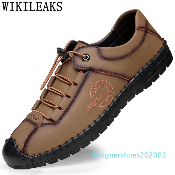 

man shoes leather genuine black sneakers mens casual shoes men chaussures homme luxe d01