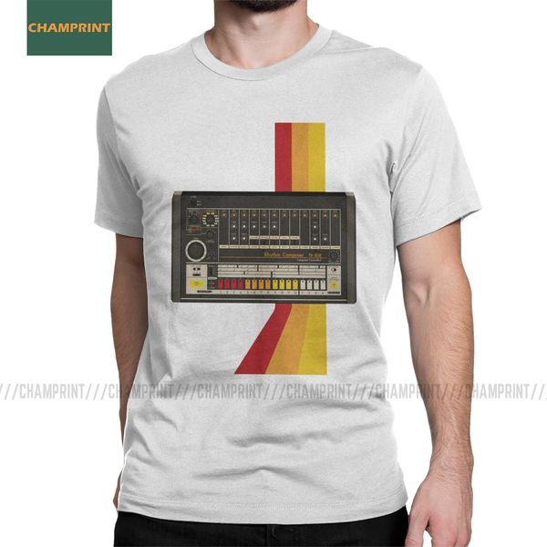 

tr-808 korg volca t shirt men 100% cotton hipster t-shirts synthesizer music synth electro modular techno tees short sleeve