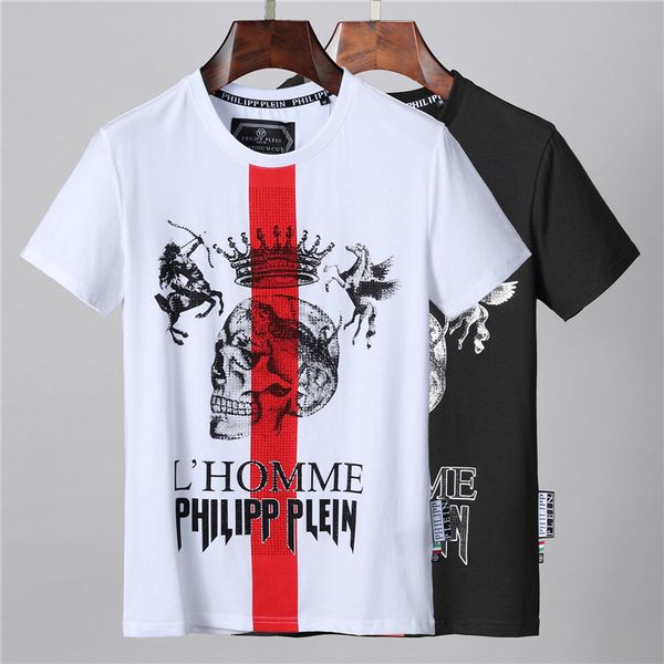 

luxurious mens designers t shirt summer t shirt mens stylist t shirt hip hop men women black short sleeve tees m88, White;black