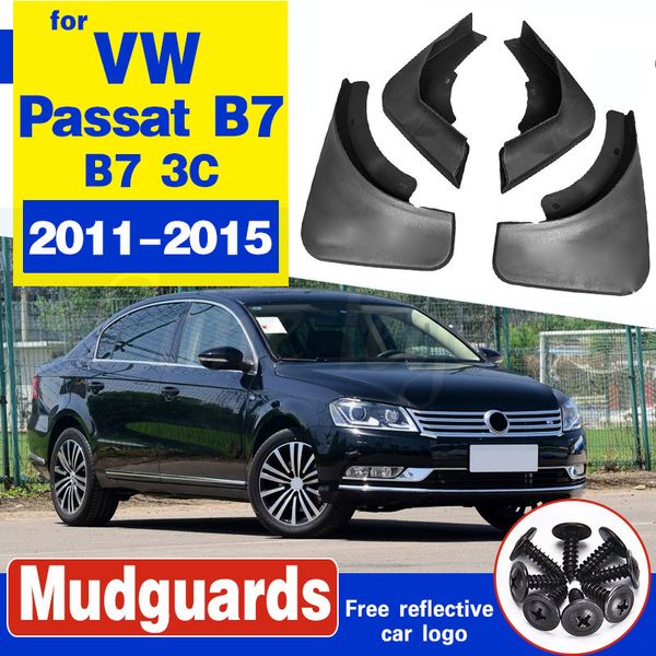

front rear mudguard for volkswagen vw passat b7 2011 2012 2013-2015 3c fender mudguard mud flaps guard splash flap accessories