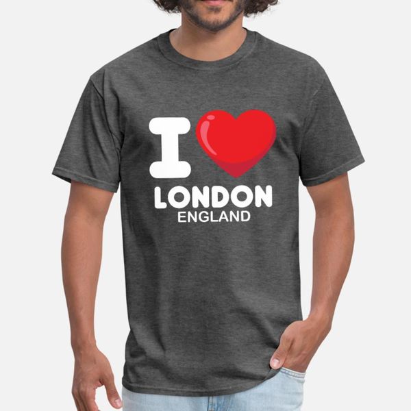 

i love london england t shirt men gift tee shirt o neck kawaii gift breathable spring letters shirt