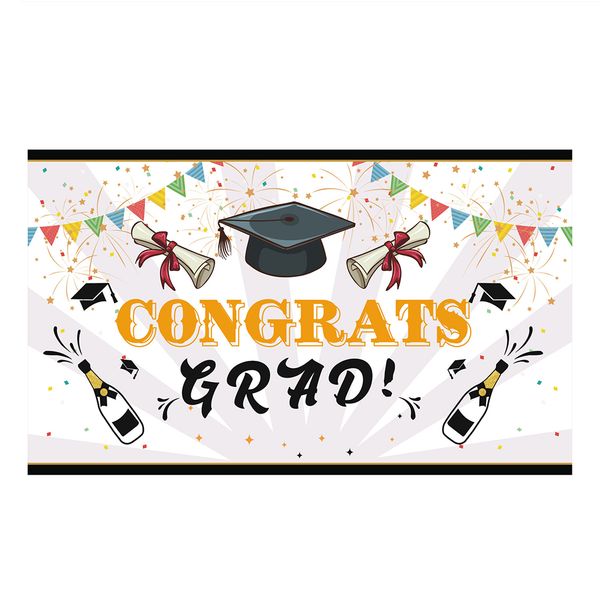 

p prop booth backdrop indoor outdoor graduation party banner congradulations