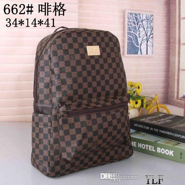 

luxurys quality men high brands famous backpack 2019 women's women backpack bag men's designers pack bag travel back uavgk, Red;black