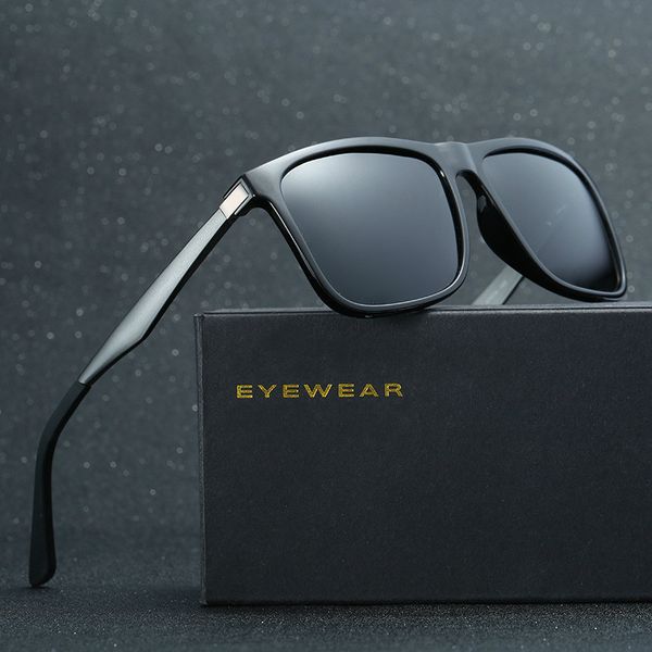 

original brand designer design cat eye sunglasses men polarized glasses oval driver driving mirrors vintage male sun glasses, White;black